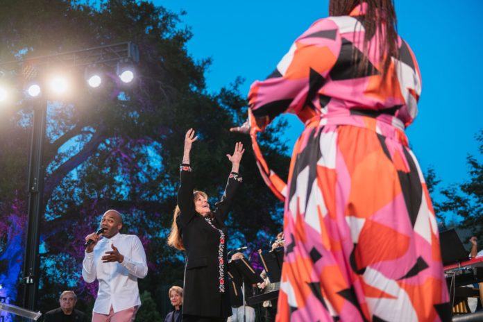 PHOTO: Haoyuan Ren | The South Pasadenan | Artistic and Music Director of MUSE/IQUE, Rachael Worby, pictured with conductor, Brandon Victor Dixon.