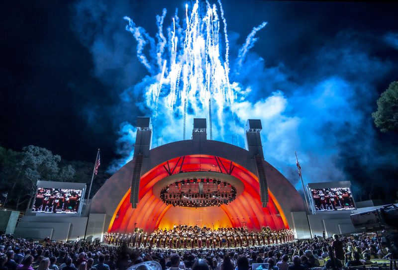 | The South Pasadenan | South Pasadena News PHOTO: Adam Latham | The South Pasadenan | Hollywood Bowl shell with fireworks.