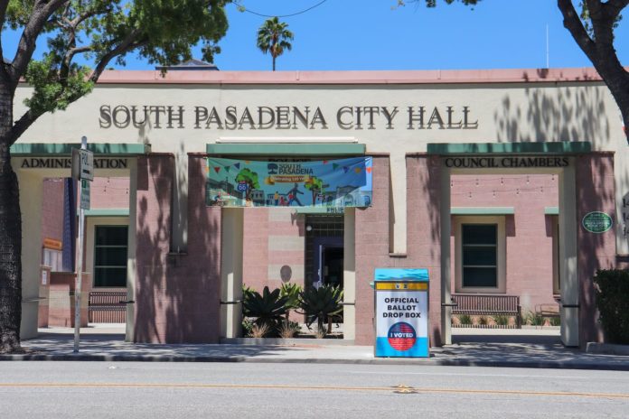 South Pasadena City Hall Phones Down