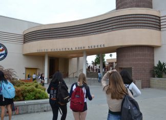 South Pasadena Schools. First day of school.