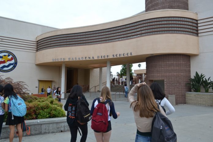 South Pasadena Schools. First day of school.
