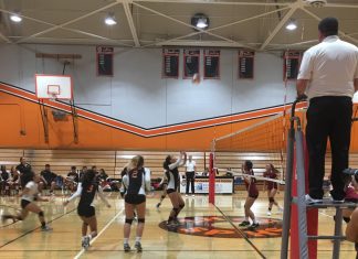 Tigers Best Aztecs in Three Sets – Girls Volleyball