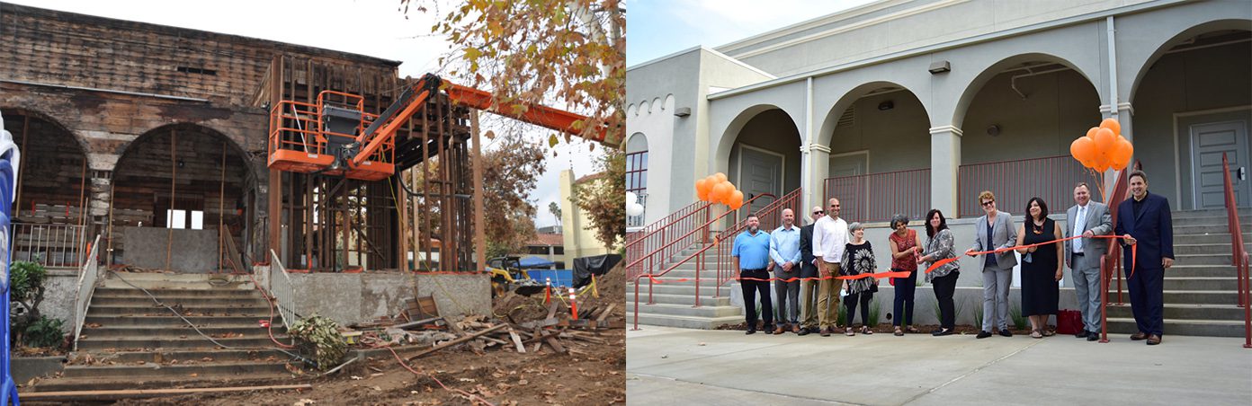 | The South Pasadenan | South Pasadena News PHOTO: During & After: SPMS historic building overhauled, restored, and repurposed as guided by The South Pasadena Preservation Foundation. This option was less expensive than the'knock-down & build new' plans of the school district. This project, any many like it, maintain historic & cultural aspects of South Pasadena while saving vital public funds. School district offices during ribbon cutting: SEE ARTICLE HERE