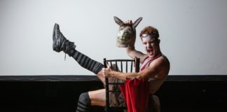 PHOTO: Daniel Reichert | The South Pasadenan | Kasey Mahaffy is “Puck” in A Noise Within's production of A Midsummer Night's Dream.