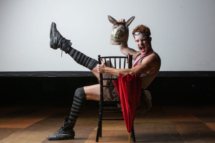 PHOTO: Daniel Reichert | The South Pasadenan | Kasey Mahaffy is “Puck” in A Noise Within's production of A Midsummer Night's Dream.