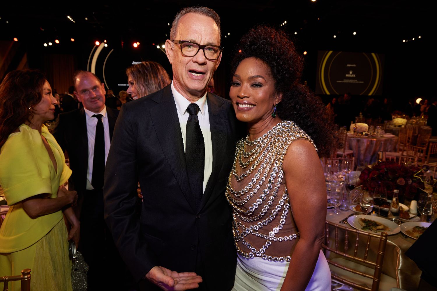 | The South Pasadenan | South Pasadena News PHOTO: Mark VanHolder | The South Pasadenan | Angela Bassett and Tom Hanks during the Academy’s 13th Governors Awards on Saturday, November 19, 2022, in Los Angeles