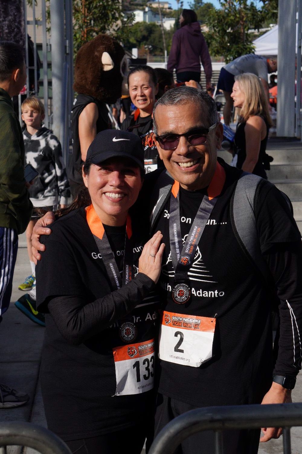 PHOTO: provided by SPHS Booster Club | The South Pasadenan | Participants in the 2022 Tiger Run at South Pasadena High School.