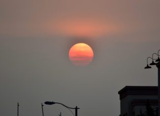 Unhealthy Air Quality Declared due to Smoke from Wildfires Burning in the Region