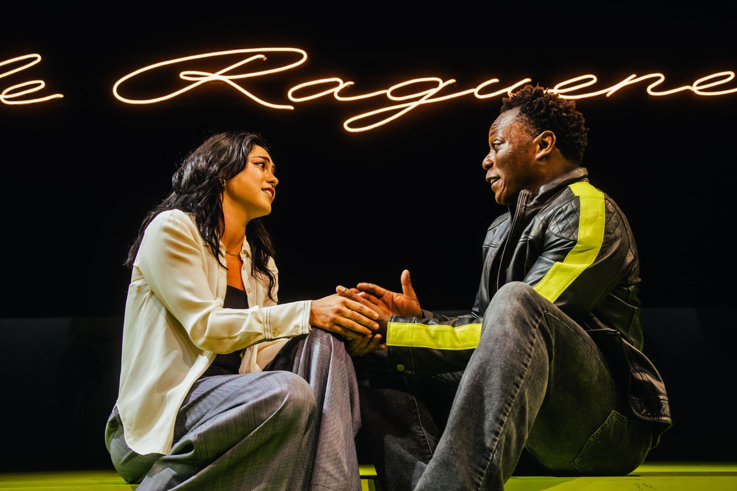 PHOTO: Jeff Lorch | The South Pasadenan | Rosa Salazar and Chukwudi Iwuji in Cyrano de Bergerac at Pasadena Playhouse.
