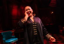 PHOTO: Jeff Lorch | The South Pasadenan | Sara Porkalob in Dragon Lady at Geffen Playhouse.