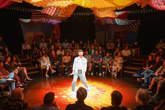 PHOTO: Isaak Berliner | Daniel K. Isaac in Every Brilliant Thing at Geffen Playhouse. Directed by Colm Summers.