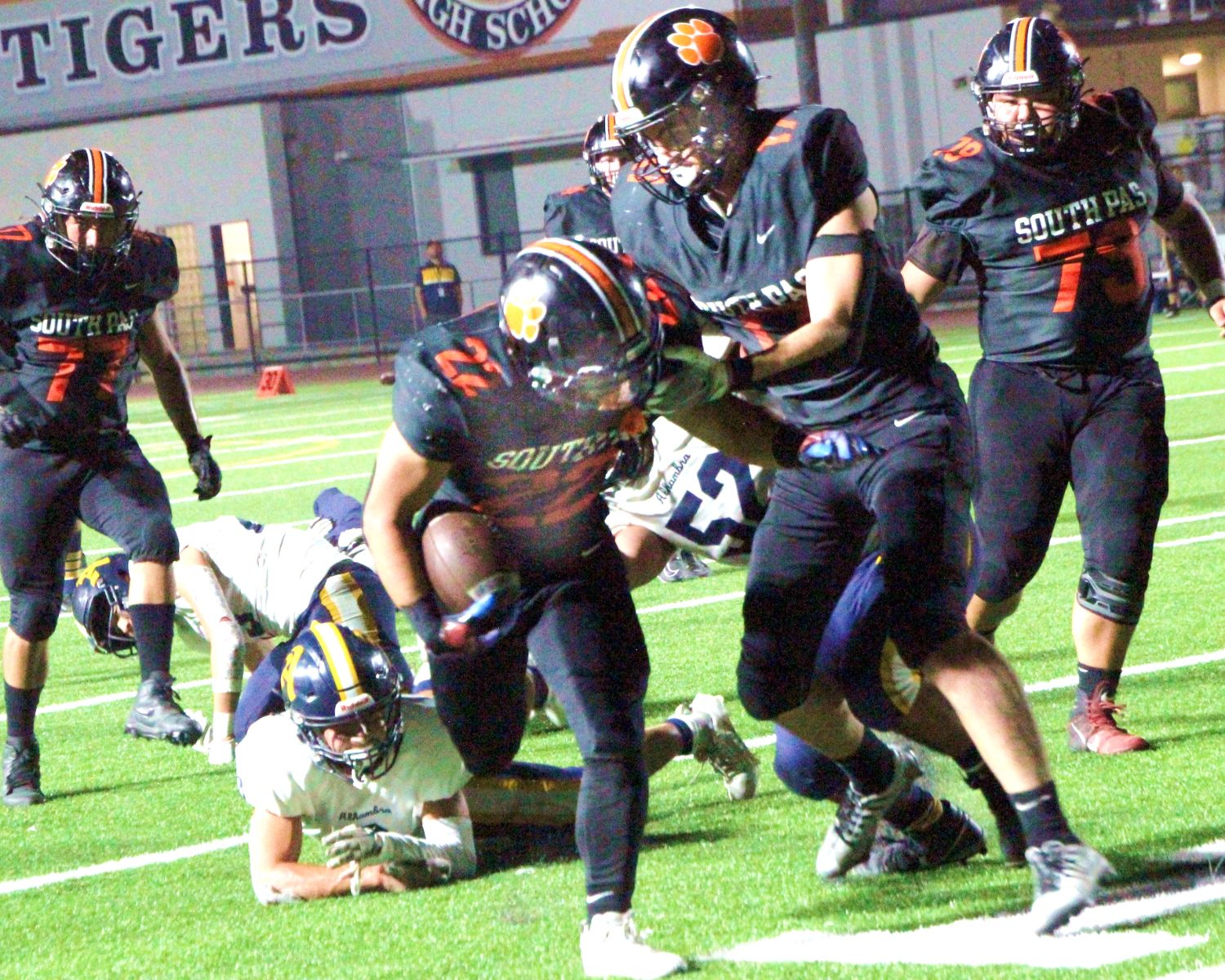 PHOTO: Henk Friezer | The South Pasadenan | SPHS vs Alhambra, September 16, 2023.