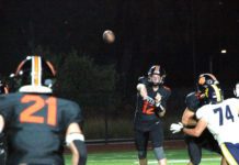 TIGER FOOTBALL | Bring on San Marino PHOTO: Henk Friezer | The South Pasadenan | SPHS vs Alhambra, September 16, 2023.