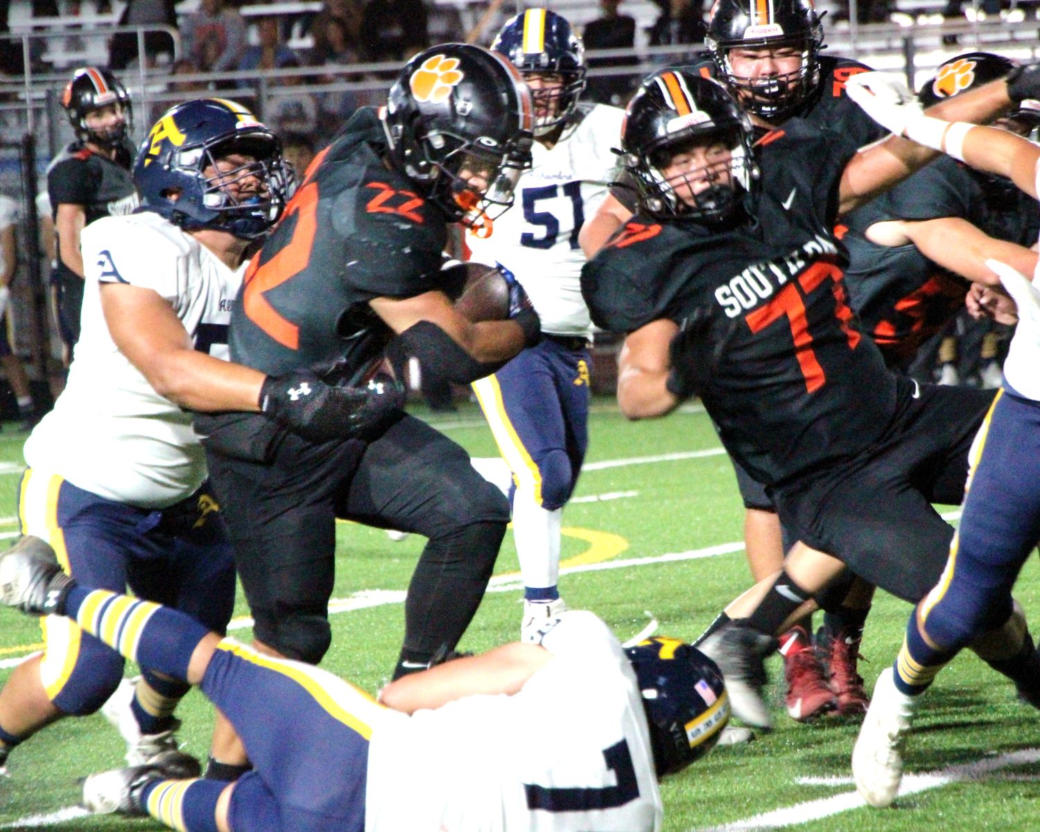 PHOTO: Henk Friezer | The South Pasadenan | SPHS vs Alhambra, September 16, 2023.