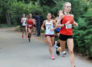 PHOTO: Henk Friezer | The South Pasadenan | SPHS Cross Country at Rio Hondo League meet held at San Marino's Lacy Park.