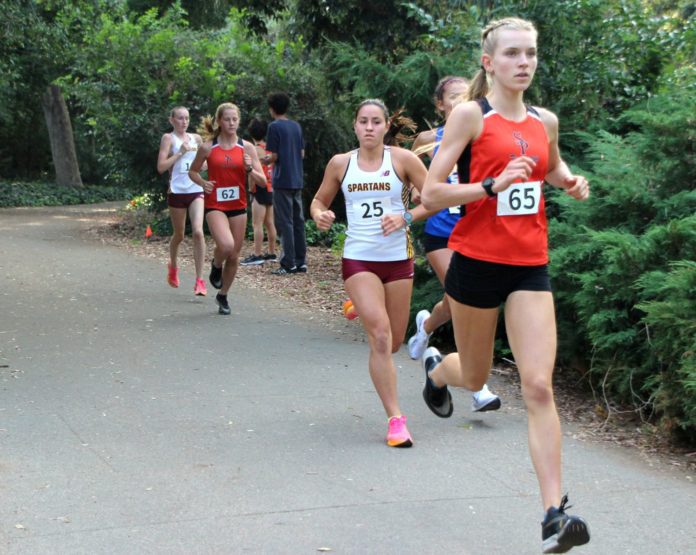 PHOTO: Henk Friezer | The South Pasadenan | SPHS Cross Country at Rio Hondo League meet held at San Marino's Lacy Park.