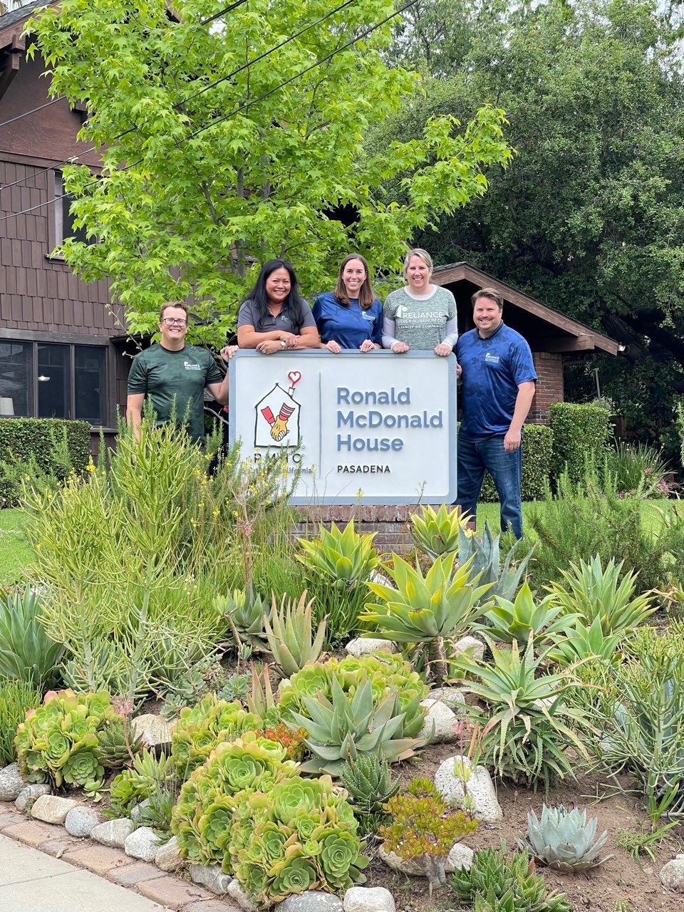 | The South Pasadenan | South Pasadena News PHOTO: provided by SHINE Gala Committee | The South Pasadenan | Ronald McDonald House Pasadena with representatives of corporate honoree Reliance Steel Aluminum Co.