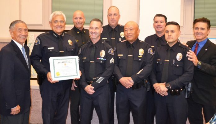 south-pasadena-news-09-25-17-SPPD-officers-recognized-for-assisting-with-wildfires