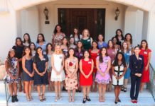 Rose Parade 2024 Royal Court Finalists Selected PHOTO: provided by Pasadena Tournament of Roses | The South Pasadenan | The 28 Royal Court Finalists are: First row, from left: Mia Moore Walker, Flintridge Preparatory School, Giulia Bhatia, La Salle High School, Viridiana Sanchez, Rosemead High School, Kendall Cuxil, La Canada High School, Phoebe Ho, South Pasadena High School, Gabrielle Trujillo, Pasadena High School, Payson Dillon, La Canada High School, Kayla Dumas, EF Academy, Naomi Stillitano, Arcadia High School. Second row, from left: Halo Byrd, The Waverly School, Elizabeth Trinh, Mayfield Senior School, Cornelia Halferty, Mayfield Senior School, Evyn Ableson, La Salle High School, Mira Emamaullee, San Marino High School, Olivia Bohanec, La Salle High School, Clara Ortega, John Marshall Fundamental High School, Anna Shore, Temple City High School, Trinity Dela Cruz, John Marshall Fundamental High School. Third row, from left: Danielle Workman, Arcadia High School, Niyat Haregot, Arcadia High School, Allison Ingrassia, La Canada High School, Jessica Powell, Flintridge Preparatory School, EllaRyley Fortich, John Muir High School, Asha Morgan-Joseph, The Waverly School, Maya Dingle, La Canada High School. Top row, from left: Emmerson Tucker, Blair High School, Shivani Wadhwa, Arcadia High School, Marissa Cotte, Flintridge Preparatory School.