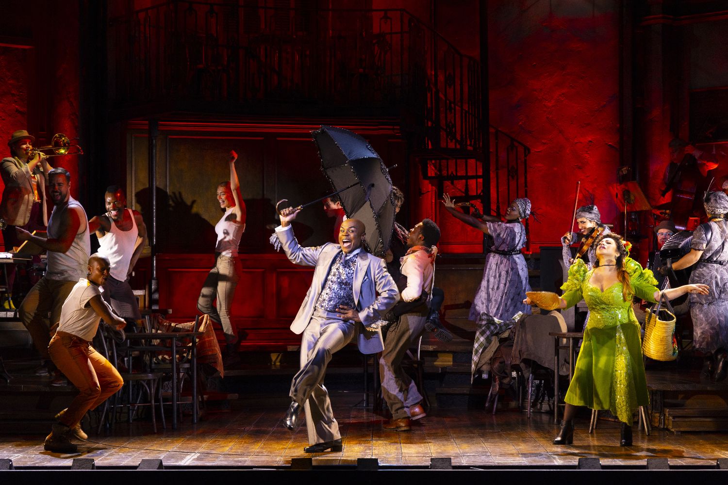 | The South Pasadenan | South Pasadena News PHOTO: T. Charles Erickson | The South Pasadenan | Nathan Graham and the company of Hadestown North American Tour.