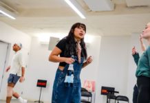 Amaya Braganza Brings A Dream Home in “HADESTOWN” PHOTO: provided by Center Theatre Group | The South Pasadenan | Amaya Braganza in rehearsals as Eurydice in "Hadestown"