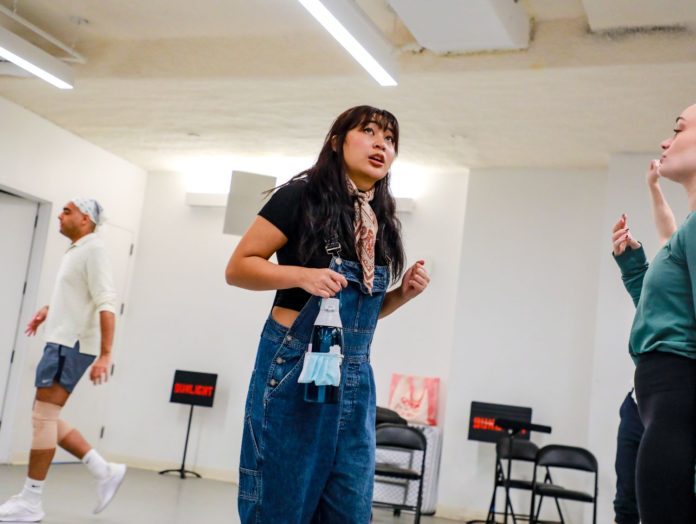 PHOTO: provided by Center Theatre Group | The South Pasadenan | Amaya Braganza in rehearsals as Eurydice in "Hadestown"