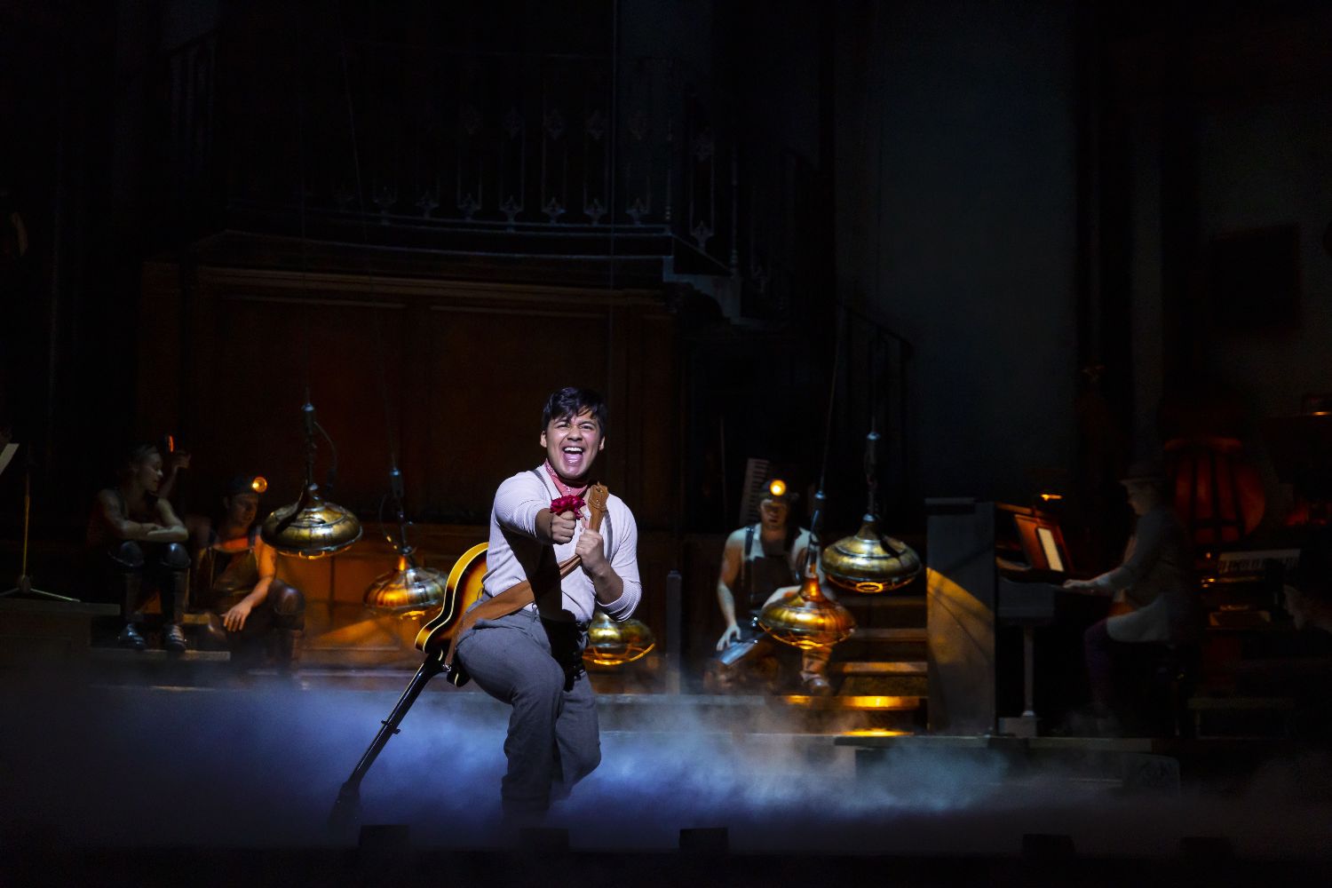 | The South Pasadenan | South Pasadena News PHOTO: T. Charles Erikson | The South Pasadenan | J. Antonio Rodriguez and the company of Hadestown, North American tour.