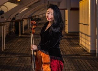 Restoration Concert Features Cecilia Tsan and Steven Vanhauwaert | October 22 PHOTO: provided by Friends of South Pasadena Public Library | The South Pasadenan | Cellist Cecilia Tsan