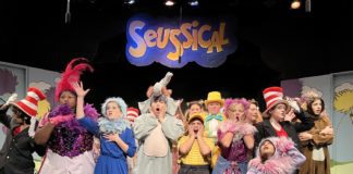 PHOTO: Miranda Miller | The South Pasadenan | The cast of YSTA's Seussical Jr. on stage now at Fremont Centre Theatre.