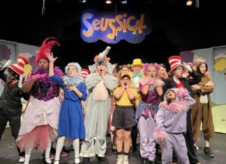 PHOTO: Miranda Miller | The South Pasadenan | The cast of YSTA's Seussical Jr. on stage now at Fremont Centre Theatre.