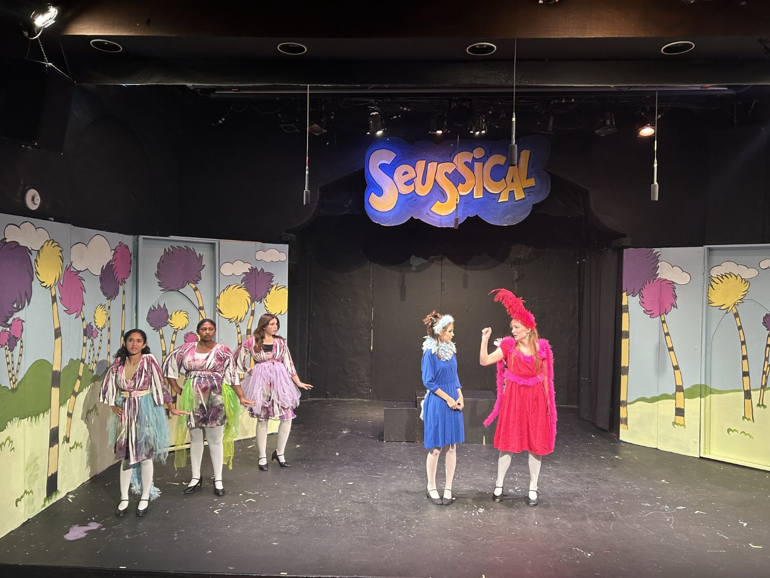 | The South Pasadenan | South Pasadena News PHOTO: Miranda Miller | The South Pasadenan | The cast of YSTA's Seussical Jr. on stage now at Fremont Centre Theatre.