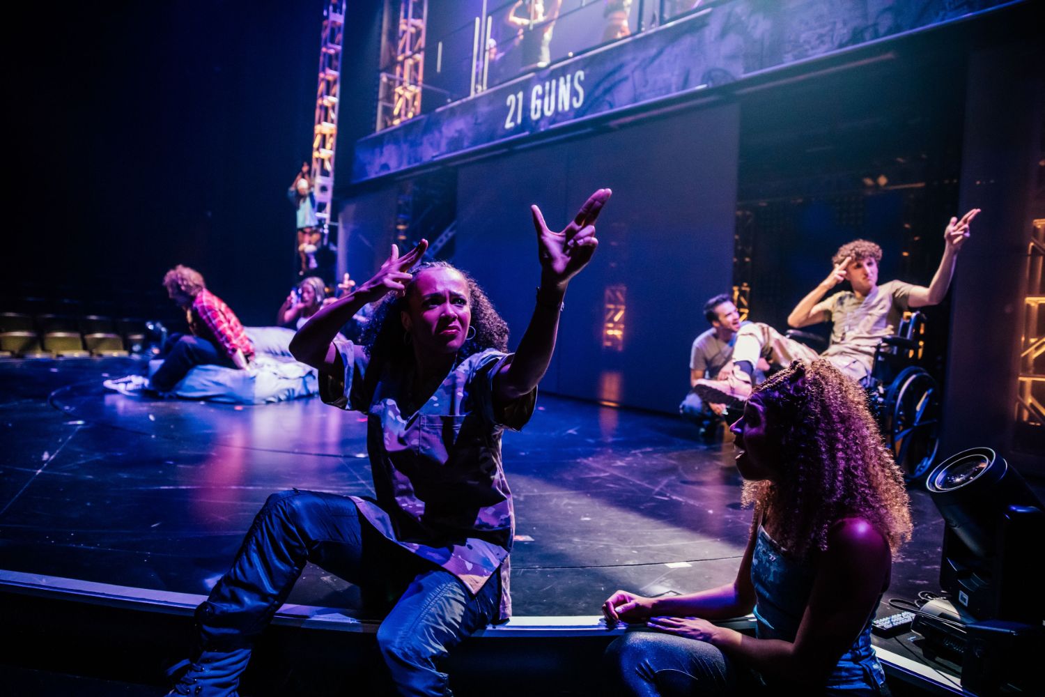 | The South Pasadenan | South Pasadena News PHOTO: Jeff Lorch | The South Pasadenan | The cast of Green Day's "American Idiot" at the Mark Taper Forum.