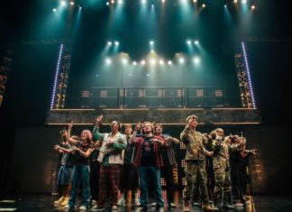PHOTO: Jeff Lorch | The South Pasadenan | The cast of Green Day's "American Idiot" at the Mark Taper Forum. Produced by Center Theatre Group in collaboration with Deaf West Theatre.