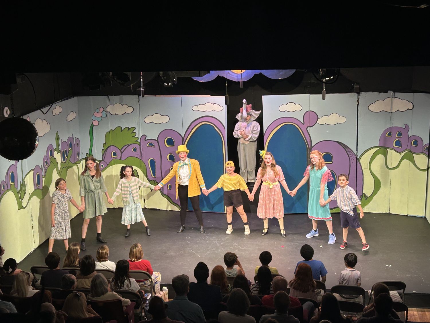 | The South Pasadenan | South Pasadena News PHOTO: Miranda Miller | The South Pasadenan | The cast of YSTA's Seussical Jr. on stage now at Fremont Centre Theatre.