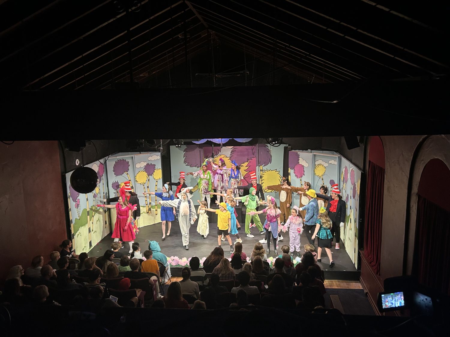 | The South Pasadenan | South Pasadena News PHOTO: Miranda Miller | The South Pasadenan | The cast of YSTA's Seussical Jr. on stage now at Fremont Centre Theatre.