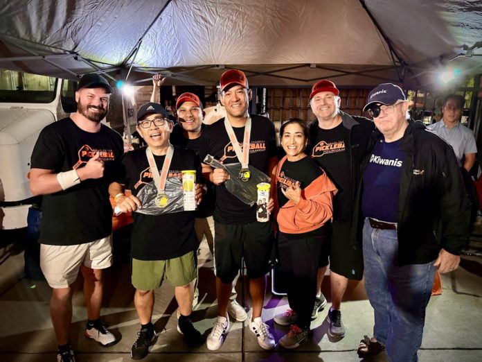 PHOTO: provided by D.U.D.E.S. | The South Pasadenan | L-R: Stephen McAlpin, Paul Kikuchi (1st place winner), T Kurera, Michael Noe (1st place winner), Michele Pusateri, Ittai Shadmon, Ernie Arnold.