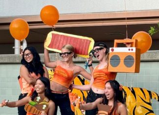 PHOTO: provided by SPHS | The South Pasadenan | Students participate in a costume contest as part of the annual SPHS Color Day.
