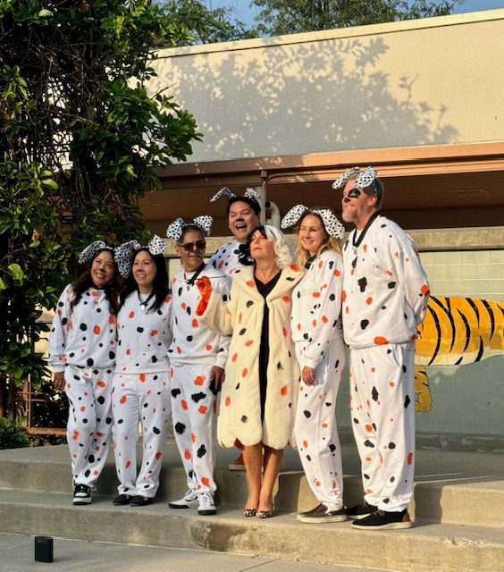 PHOTO: provided by SPHS | The South Pasadenan | Faculty members participate in a costume contest as part of the annual SPHS Color Day.