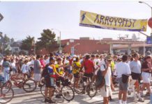 ArroyoFest | Thousands Expected to Take Part PHOTO: Jerilyn Lopez Mendoza | The South Pasadenan | Cyclists, walkers, runners, scooters, skate boarders wheelchair users, families with strollers set to head for the 110 Freeway on October 29, 20 years after the first event of its kind.