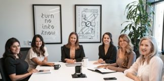 PHOTO: provided by Tracy Macrum | The South Pasadenan | Meet the team (from left) Elga, Sarah, Megan, Mary, Annika & Tracy Macrum.