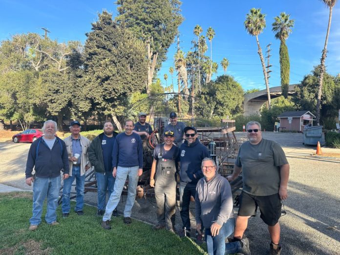 PHOTO: provided by SPTOR | The South Pasadenan | SPTOR Construction Crew T1 Left to Right Back Row: Brandon Carlson, Rob Benjamin Left to Right Front Row: Steve Fillingham, Pat O'Neal, Bill Hodson, Josh Aguilera, Tom Peitzman, Jeremy Bruce, Andrew Hunter, and James Jontz.