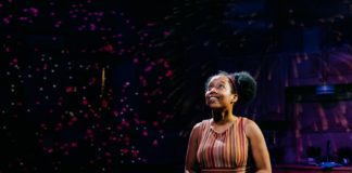 PHOTO: Jeff Lorch | The South Pasadena | Camille Ariana Spirlin in SHE at Antaeus Theatre Company.
