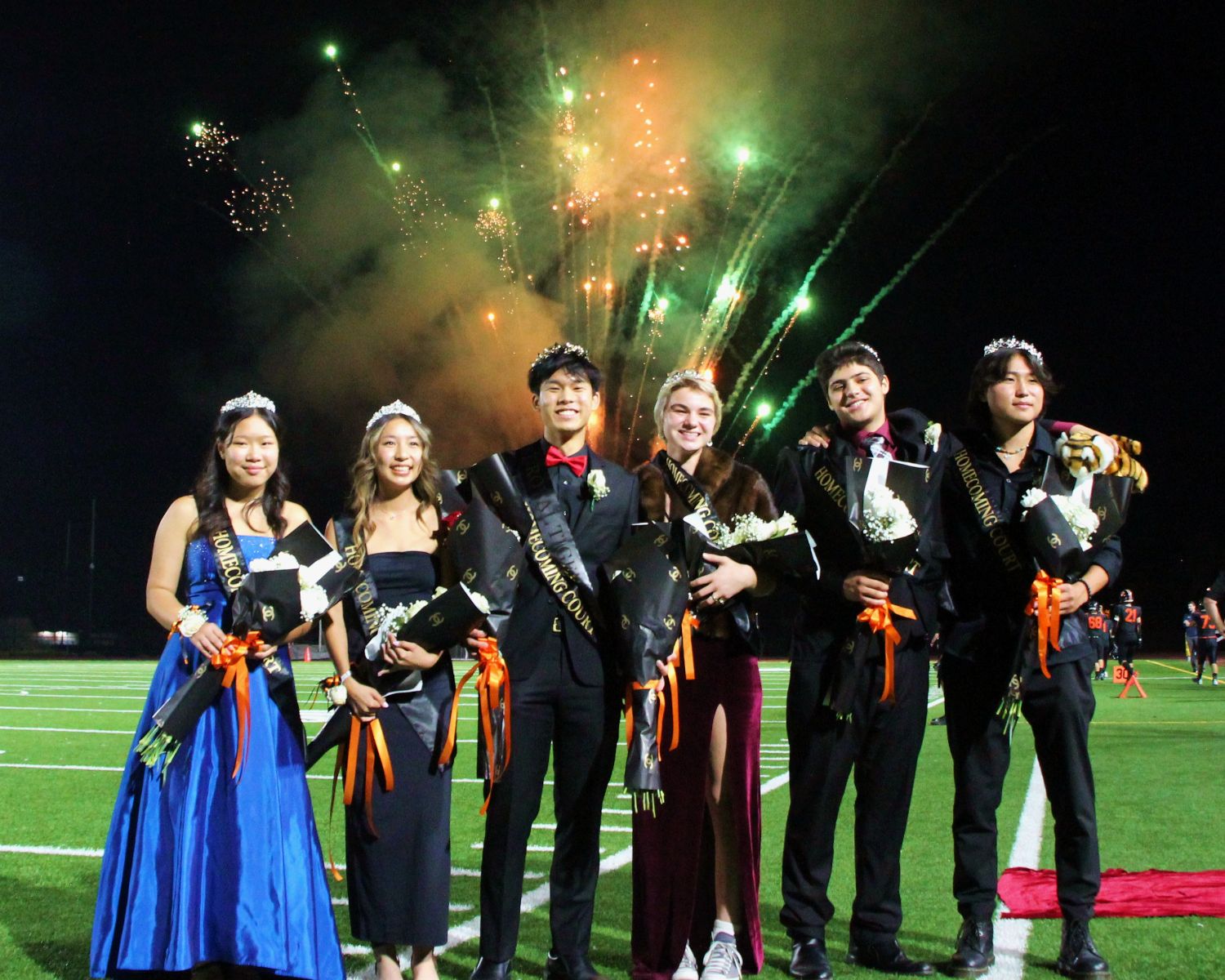 PHOTO: Henk Friezer | The South Pasadenan | Royal Tiger and Homecoming Court presented at South Pasadena High School Homecoming 2023.
