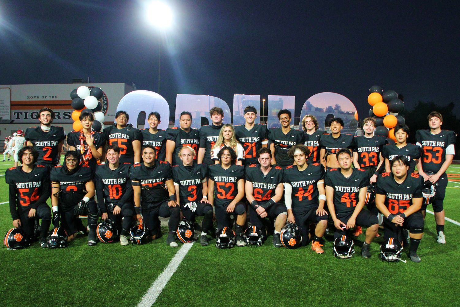 PHOTO: Henk Friezer | The South Pasadenan | SPHS Football Senior players 2023.