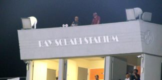 PHOTO: Henk Friezer | The South Pasadenan | The Ray Solari Stadium at South Pasadena High School