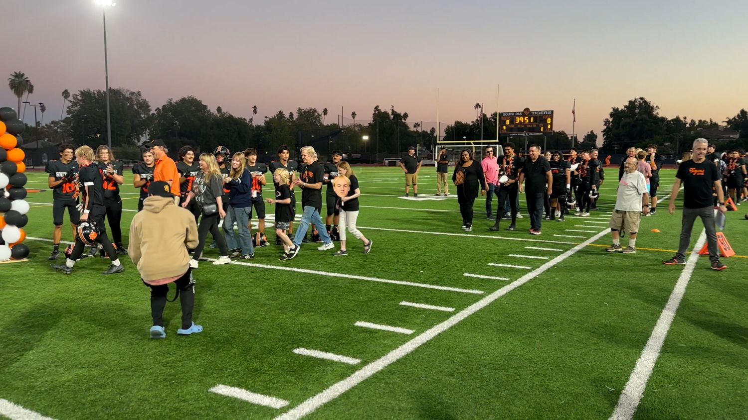 | The South Pasadenan | South Pasadena News PHOTO: Jonathan Williams | The South Pasadenan | SPHS senior football players were honored with their families at Homecoming 2023.
