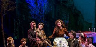 PHOTO: Craig Schwartz | The South Pasadenan | The ensemble of A Christmas Carol at A Noise Within.