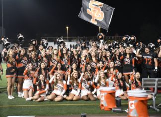 PHOTO: Joseph Ruiz | The South Pasadenan | After game celebrations at the SPHS vs. Temple City Homecoming game at SPHS.