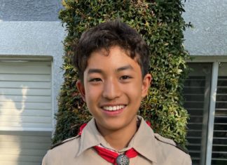 PHOTO: provided by Scout troop 342 | The South Pasadenan | Luke - Troop 342 Senior Patrol Leader