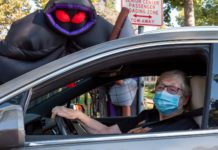 South Pasadena Seniors Celebrate Spooky Times with Drive-Thru Halloween